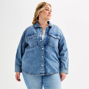 Sonoma Lightweight Oversized Denim Shacket